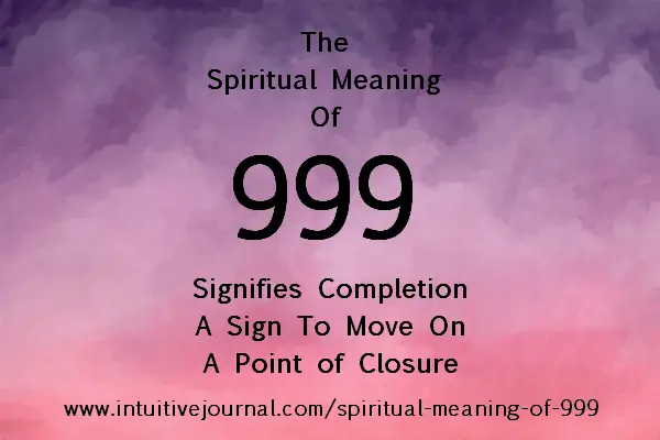 Spiritual Meaning of 999