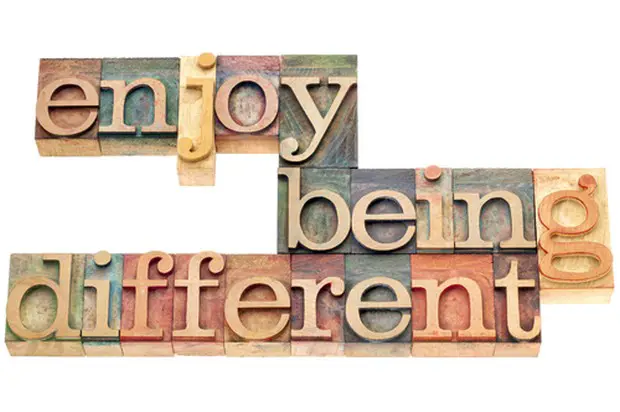 enjoy being different