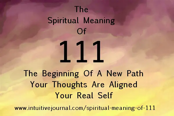 spiritual meaning of 111