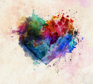 watercolor heart