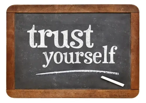 how to start trusting yourself more